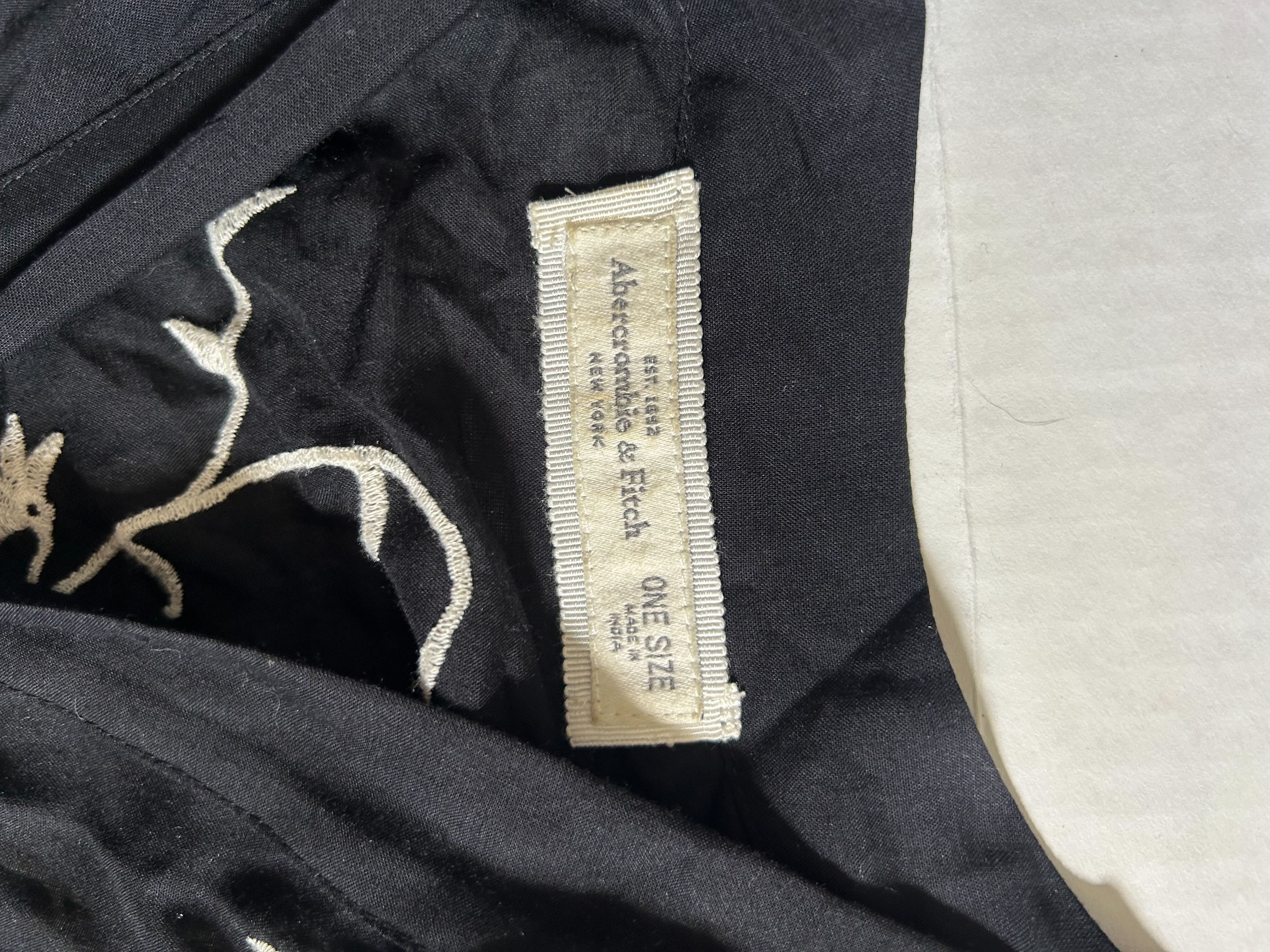 Abercrombie & Fitch Embroidered Fringe Poncho photo 3